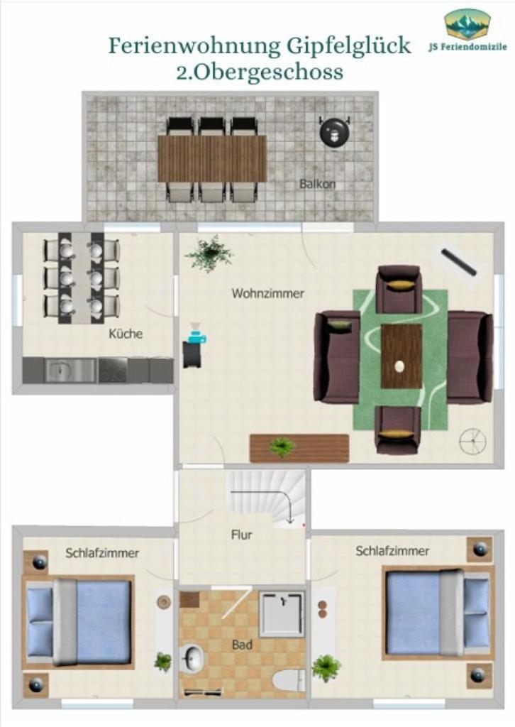 Ferienwohnung Gipfelglueck Mit Balkon شيارك المظهر الخارجي الصورة